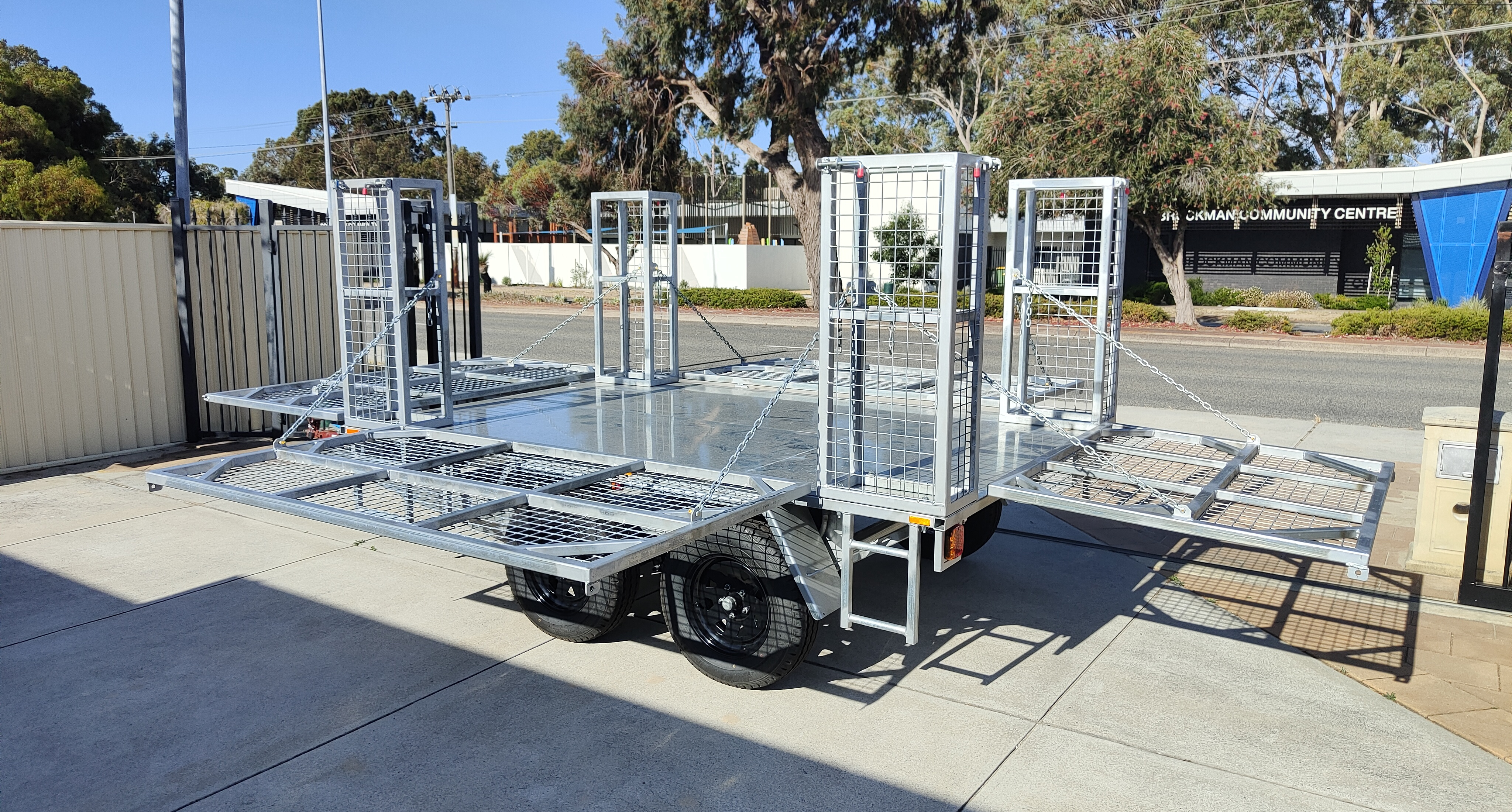 Ahbee Fabrication cage trailer 7 - Heavy duty custom trailer Perth