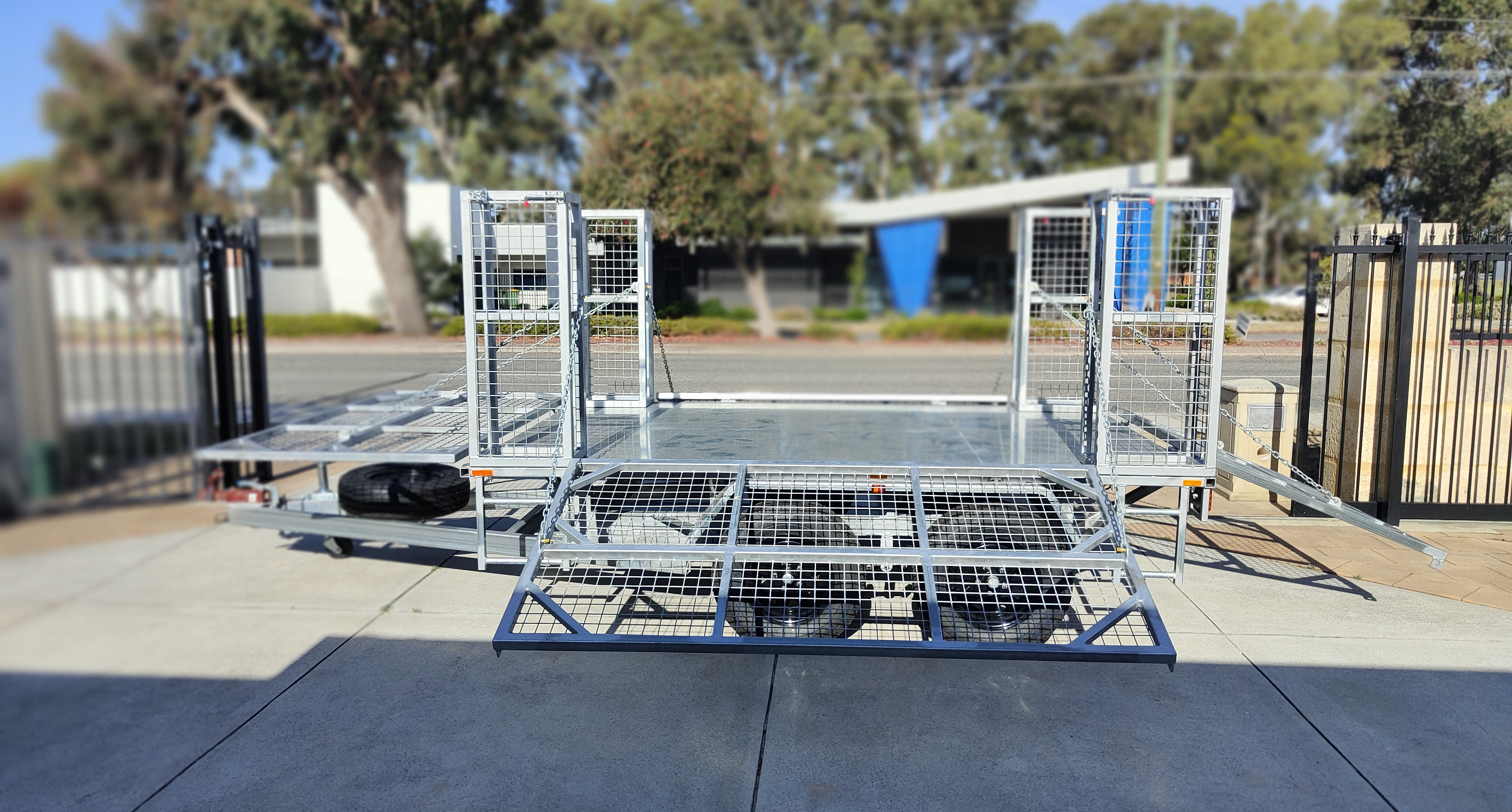 Ahbee Fabrication cage trailer 8 - Heavy duty custom trailer Perth
