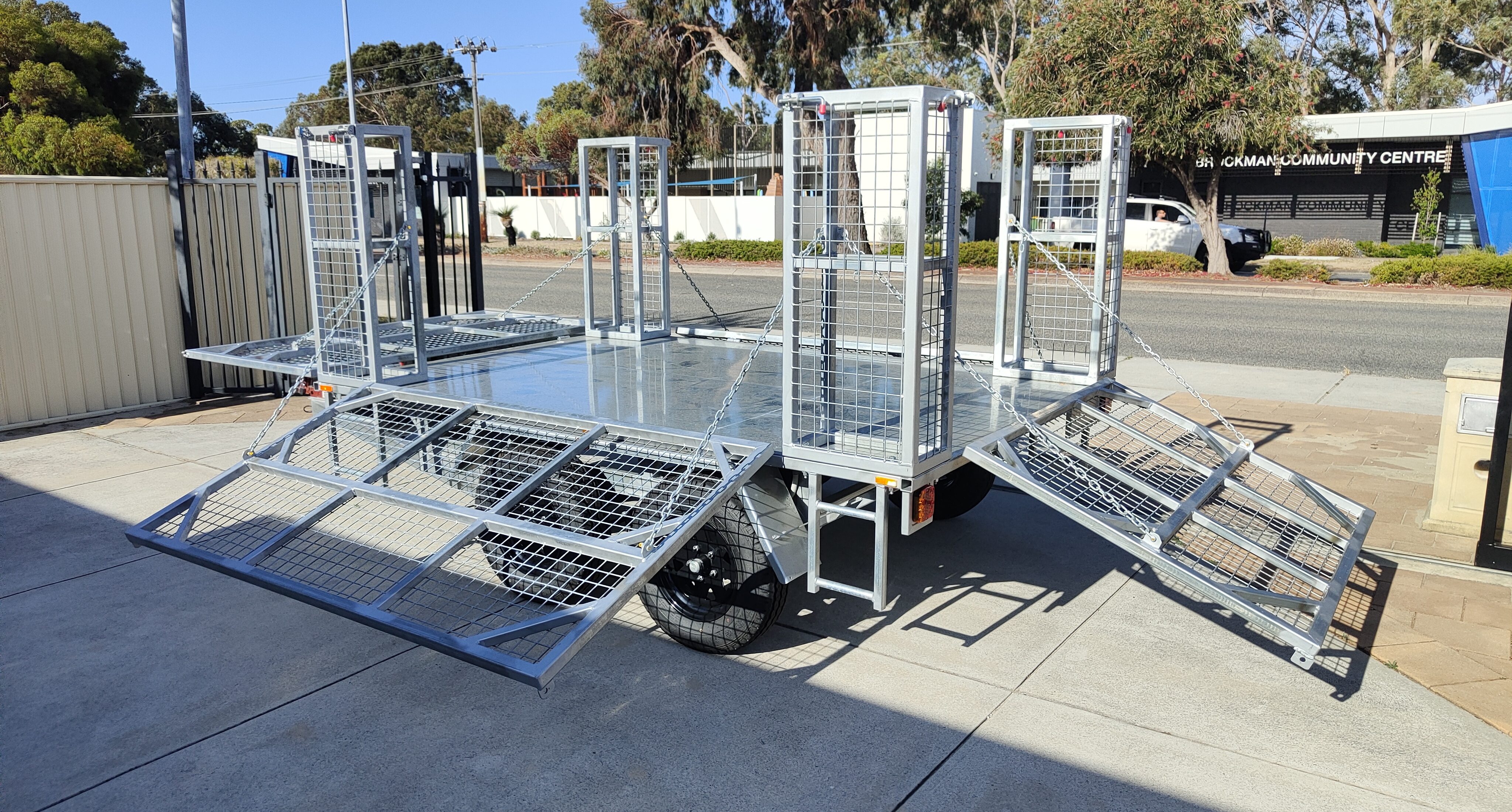 Ahbee Fabrication cage trailer 9 - Heavy duty custom trailer Perth