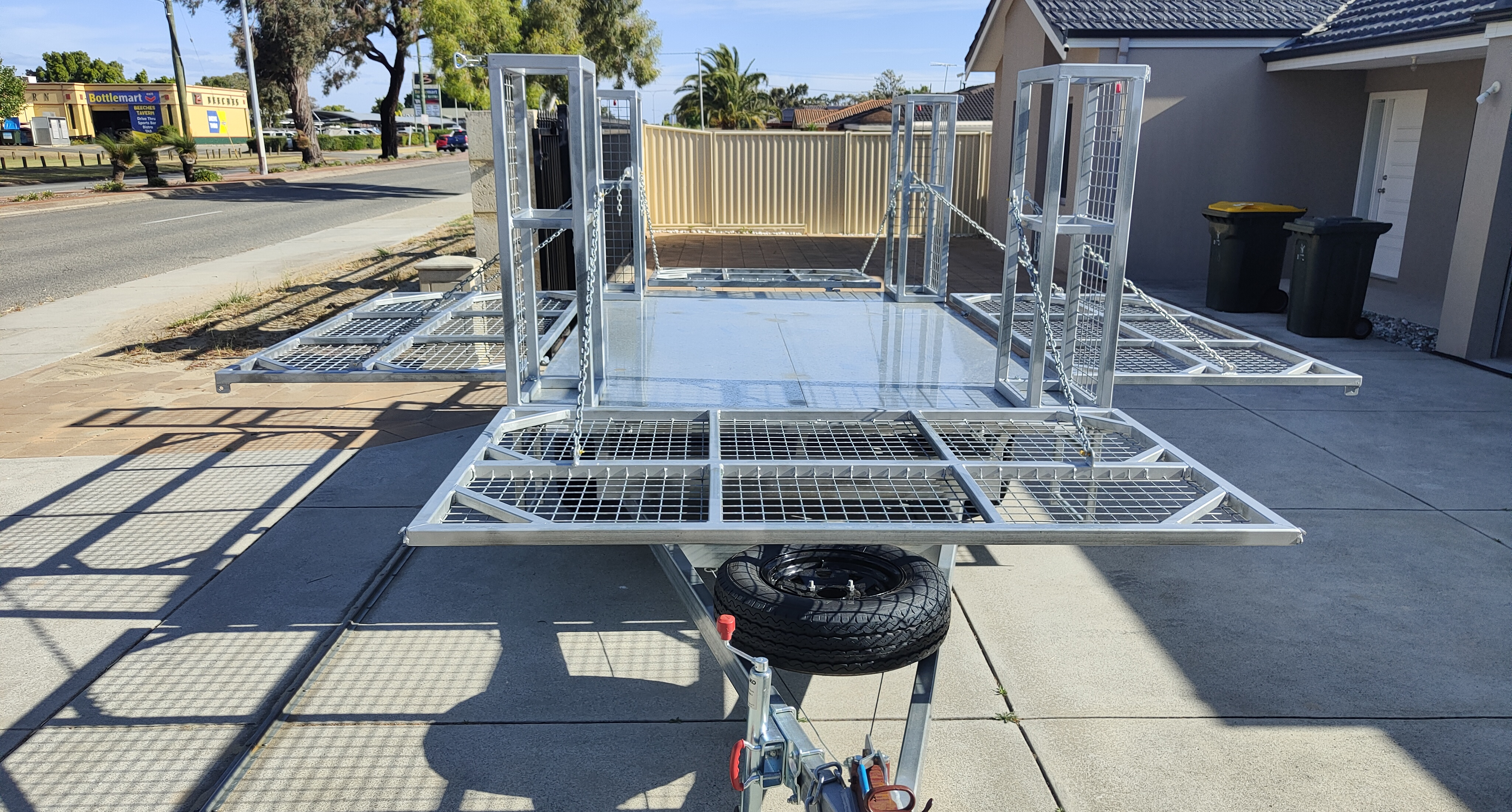 Ahbee Fabrication cage trailer 10 - Heavy duty custom trailer Perth