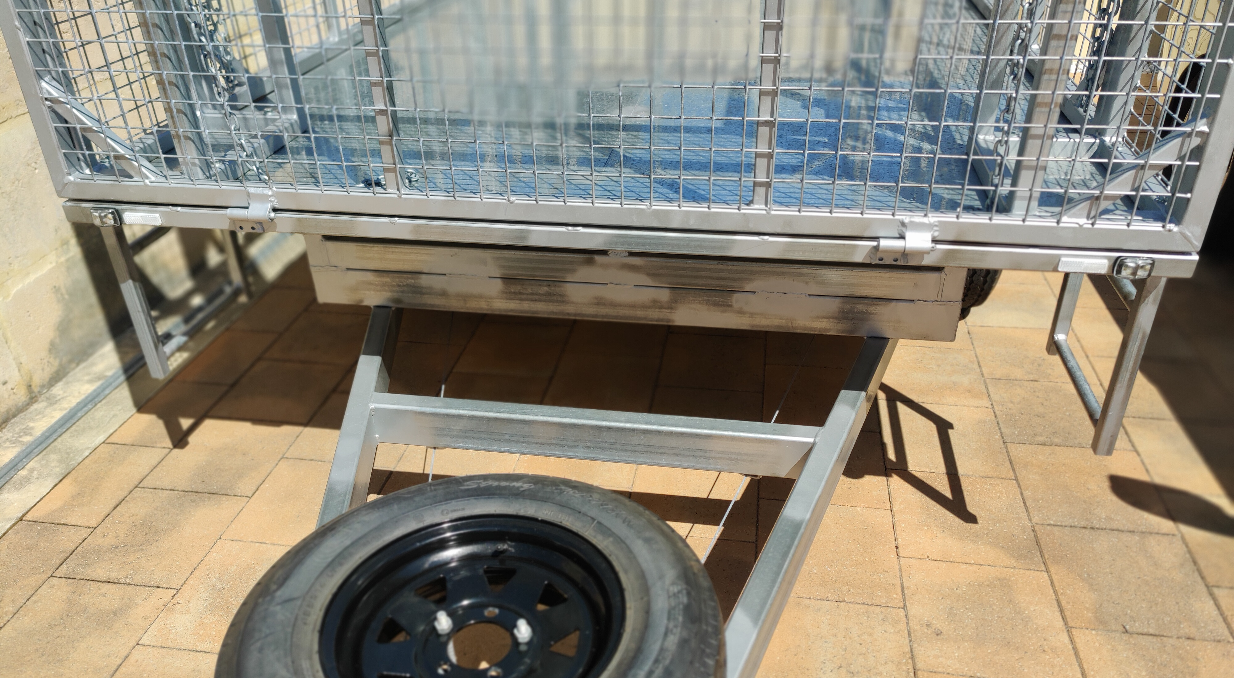 Ahbee Fabrication cage trailer 11 - Heavy duty custom trailer Perth