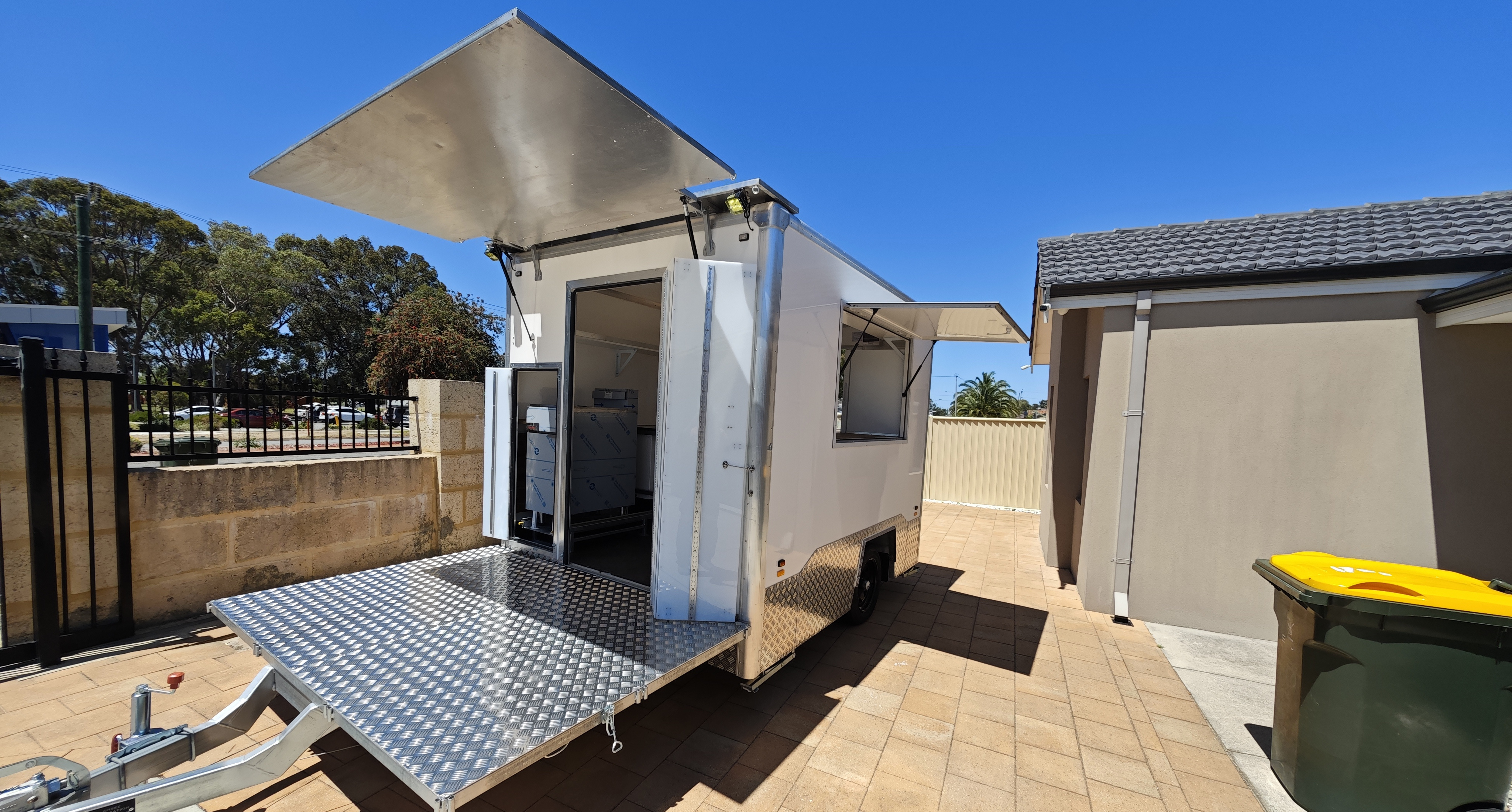 Ahbee Fabrication kitchen trailer 11 - Mobile catering trailer Perth